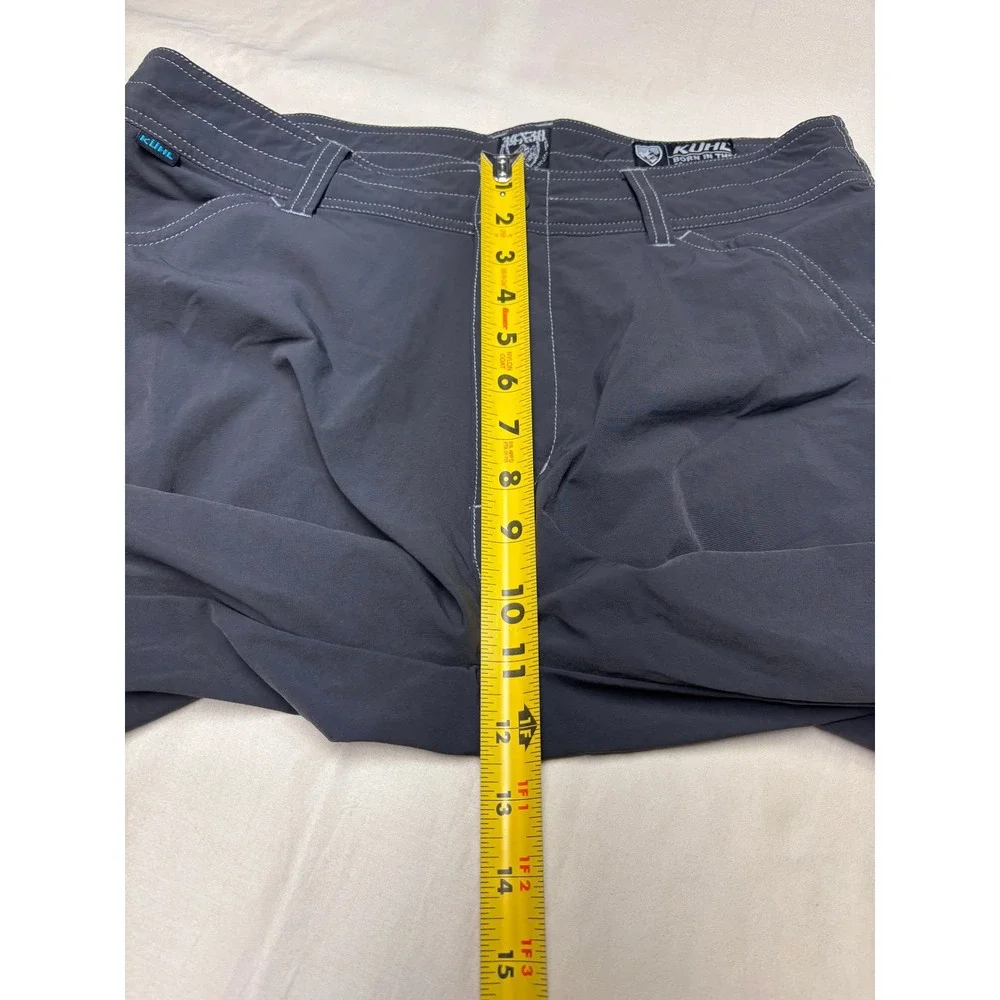 Kuhl Born In The Mountains Hiking Pants Mens 34x30 Charcoal Grey Nylon Stretch